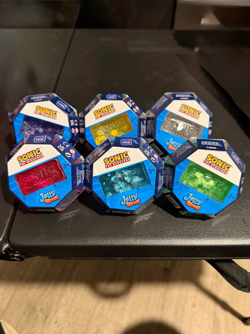 NEW!!!! Sonic the Hedgehog Jelly SquishMe Stress Relief Toy